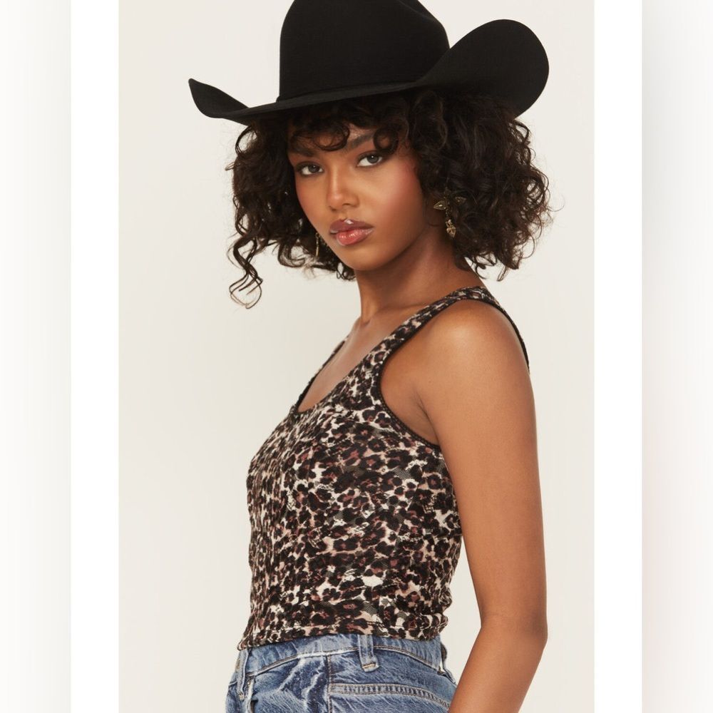 Leopard Print Corset Top